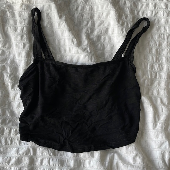 Black missguided crop top - Picture 1 of 1